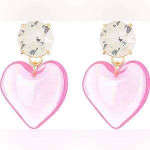 Kurt Geiger Heart Drop Earrings